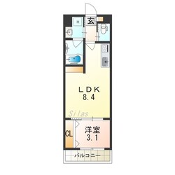 千林大宮駅 徒歩3分 2階の物件間取画像